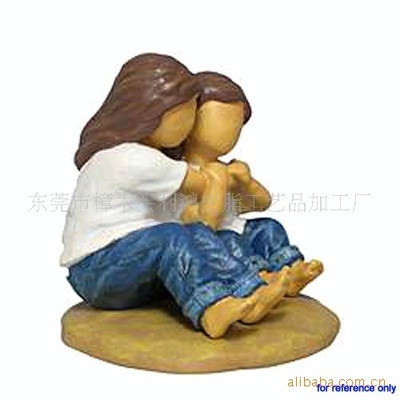 【供应树脂(POLY) 抽象人物摆饰 树脂工艺 家居摆件 情人节礼品】价格,厂家,图片,塑料、树脂工艺品,东莞市樟木头利鸿树脂工艺品加工厂-
